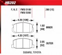 Front Pads - HB202E.580