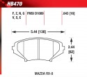 Front Pads - HB470Z.643