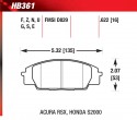 Front Pads - HB361F.622
