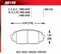 Front Pads - HB148F.560