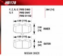 Front Pads - HB178Z.564