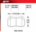 Front Pads - HB181F.660
